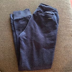 Boys size 7 Hurley x Nike dri fit navy joggers